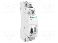 Relay: installation; bistable,impulse; SPDT + NO; 16A; -20÷50°C 