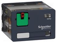 Relay: electromagnetic; 4PDT; 120VAC; Icontacts max: 15A; RPM SCHNEIDER ELECTRIC