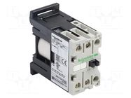 Contactor: 2-pole; NO x2; 24VDC; 10A; TeSys D; screw terminals SCHNEIDER ELECTRIC