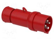 Connector: AC supply; plug; male; 16A; 200/250VAC; IEC 60309; IP44 SCHNEIDER ELECTRIC