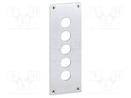 Cover; X: 72mm; Y: 204mm; Z: 5mm; Enclos.mat: aluminium SCHNEIDER ELECTRIC