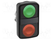 Switch: double; 22mm; Stabl.pos: 1; green/red; none; IP66; Pos: 2 SCHNEIDER ELECTRIC