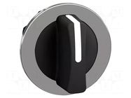 Switch: rotary; 30mm; Stabl.pos: 3; black; none; IP66; witout symbol SCHNEIDER ELECTRIC