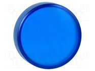 Actuator lens; 22mm; Harmony XB4; Actuator colour: blue 