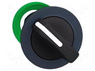 Switch: rotary; 30mm; Stabl.pos: 2; black; none; IP66; witout symbol SCHNEIDER ELECTRIC