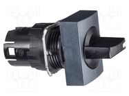 Switch: rotary; 16mm; Stabl.pos: 3; black; none; Pos: 1; -40÷70°C SCHNEIDER ELECTRIC