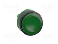 Switch: push-button; 22mm; Stabl.pos: 2; green; IP66; flat; Pos: 2 