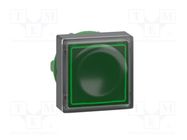 Switch: push-button; 22mm; Stabl.pos: 1; green; IP66; square,flat SCHNEIDER ELECTRIC