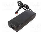 Charger: for rechargeable batteries; acid-lead; 13.5A; 80÷200Ah MEAN WELL