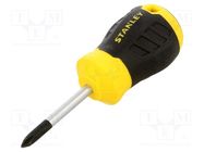 Screwdriver; Phillips; PH1; C/GRIP; 45mm STANLEY