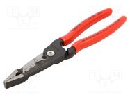 Stripping tool; 0.5÷4mm2,0.75÷6mm2; Wire: round; 200mm KNIPEX