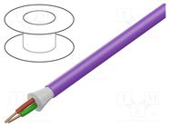 Wire; 1x2x22AWG; PROFIBUS,outdoor; wire; Cu; LSZH; violet; 305m BELDEN