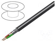 Wire; 1x2x22AWG; PROFIBUS; wire; Cu; Insulation: LSZH; chrome; 500m BELDEN