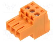 Pluggable terminal block; 3.5mm; ways: 3; straight; plug; female AMPHENOL ANYTEK