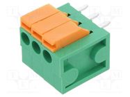 PCB terminal block; straight; 3.81mm; ways: 3; on PCBs; terminal AMPHENOL ANYTEK