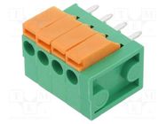 PCB terminal block; straight; 3.81mm; ways: 4; on PCBs; terminal AMPHENOL ANYTEK