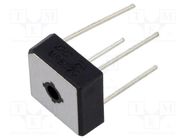 Bridge rectifier: single-phase; Urmax: 200V; If: 8A; Ifsm: 240A 