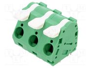 PCB terminal block; angled; 15mm; ways: 3; on PCBs; 0.75÷10mm2 AMPHENOL ANYTEK