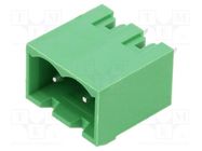 Pluggable terminal block; 5.08mm; ways: 2; straight; socket; male AMPHENOL ANYTEK