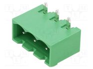 Pluggable terminal block; 5.08mm; ways: 3; angled 90°; socket AMPHENOL ANYTEK