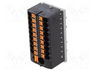 Splice terminal: distribution block; 2.5mm2,6mm2; ways: 1; black PHOENIX CONTACT