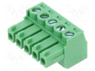 Pluggable terminal block; 3.81mm; ways: 5; straight; plug; female AMPHENOL ANYTEK