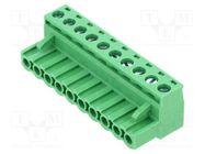 Pluggable terminal block; 5mm; ways: 10; straight; plug; female AMPHENOL ANYTEK