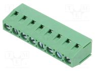 PCB terminal block; straight; 5mm; ways: 8; on PCBs; terminal; 16A AMPHENOL ANYTEK