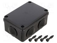 Enclosure: junction box; X: 80mm; Y: 120mm; Z: 50mm; ABS,polystyrene PAWBOL