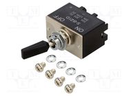 Switch: toggle; Pos: 2; DPST; ON-OFF; 15A/250VDC; Leads: screw; S NKK SWITCHES