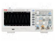 Oscilloscope: digital; Ch: 2; 100MHz; 1Gsps; 64kpts; 2n÷50s/div UNI-T