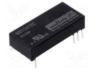 Converter: DC/DC; 3W; Uin: 18÷36VDC; Uout: 12VDC; Iout: 154mA; DIP Murata Power Solutions