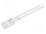 LED; 5mm; white warm; blinking; 330÷500mcd; 120°; 3÷5V; 1.5Hz OPTOSUPPLY