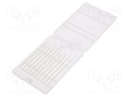 Tool: cleaning sticks; L: 70mm; 10pcs; Handle material: PVC; Ø: 1mm IDEAL-TEK