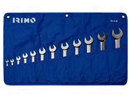 Wrenches set; spanner; 12pcs. IRIMO