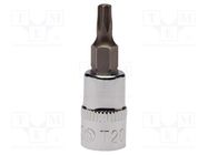 Socket; socket spanner,Torx®; TX20; 1/4"; 37.5mm; Bit: Torx® IRIMO