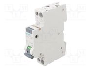 RCBO breaker; Inom: 6A; Ires: 30mA; Poles: 1+N; 230/400VAC; IP20 SIEMENS