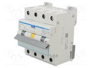 RCBO breaker; Inom: 40A; Ires: 30mA; Max surge current: 250A; IP20 HAGER