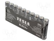 Battery: alkaline; AAA; 1.5V; non-rechargeable; Ø10.5x44.5mm TESLA BATTERIES