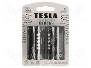 Battery: alkaline; D; 1.5V; non-rechargeable; Ø34.2x61.5mm; 2pcs. TESLA BATTERIES