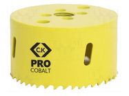 Hole saw; 70mm; aluminium,wood,metal,brass,steel,cast iron; PRO C.K