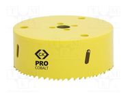 Hole saw; 92mm; aluminium,wood,metal,brass,steel,cast iron; PRO 