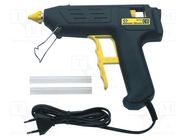 Hot melt glue gun; Ø: 11mm; 80W; Plug: EU; 230VAC C.K