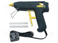 Hot melt glue gun; Ø: 11mm; 80W; Plug: UK; 230VAC C.K