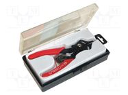 Pliers; for circlip; internal,external; Pliers len: 160mm C.K