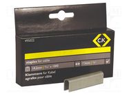 Staples; 14.2mm; 1000pcs. C.K