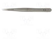 Tweezers; 120mm; for precision works; Type of tweezers: straight C.K