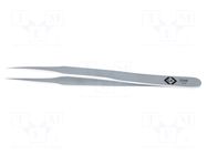 Tweezers; 122mm; for precision works; Blades: narrowed C.K