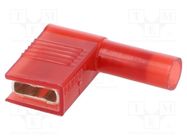 Terminal: flat; 6.3mm; 0.8mm; female; 0.5÷1mm2; crimped; for cable PANDUIT