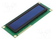 Display: OLED; alphanumeric; 16x2; Dim: 122x44x10mm; white; PIN: 16 RAYSTAR OPTRONICS